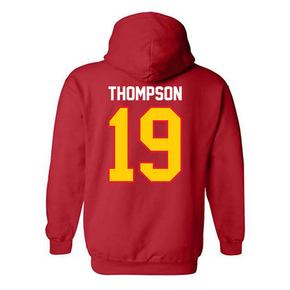 Pitt State - NCAA Football : Que Thompson - Hooded Sweatshirt-1