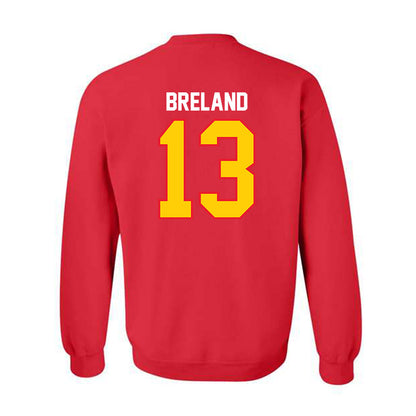 Pitt State - NCAA Men's Basketball : EJ Breland - Crewneck Sweatshirt-1