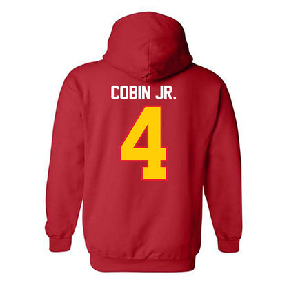 Pitt State - NCAA Men's Basketball : David Cobin Jr. - Hooded Sweatshirt-1
