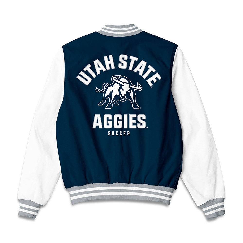 Utah State - NCAA Women's Soccer : Ayla De Vore - Bomber Jacket-1