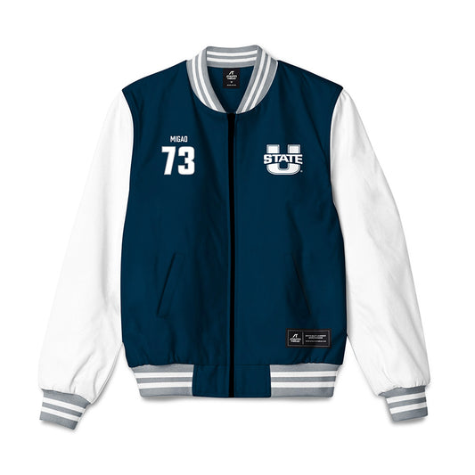 Utah State - NCAA Football : Elia Migao - Bomber Jacket-0