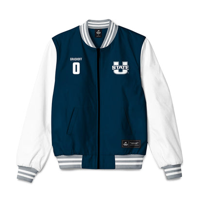Utah State - NCAA Women's Soccer : Allee Grashoff - Bomber Jacket-0