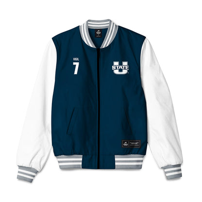 Utah State - NCAA Women's Soccer : Kasie Vigil - Bomber Jacket-0
