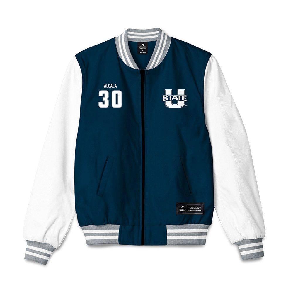 Utah State - NCAA Women's Soccer : Valeria Alcala - Bomber Jacket-0