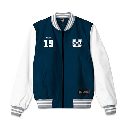 Utah State - NCAA Women's Soccer : Austin Miller - Bomber Jacket-0