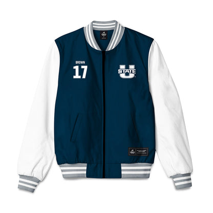 Utah State - NCAA Football : Mataira Brown - Bomber Jacket-0