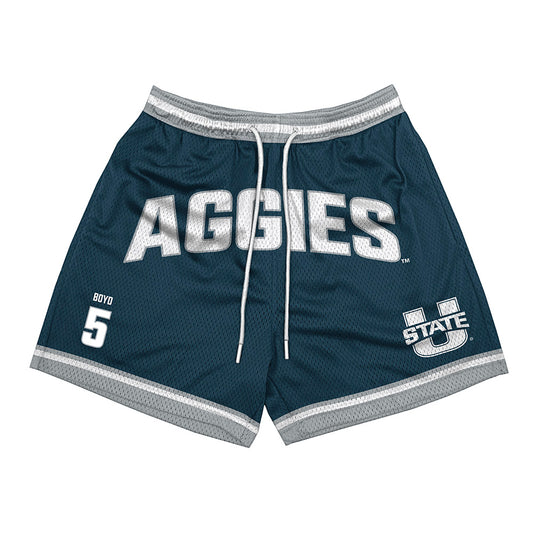 Utah State - NCAA Football : Brady Boyd - Shorts-0