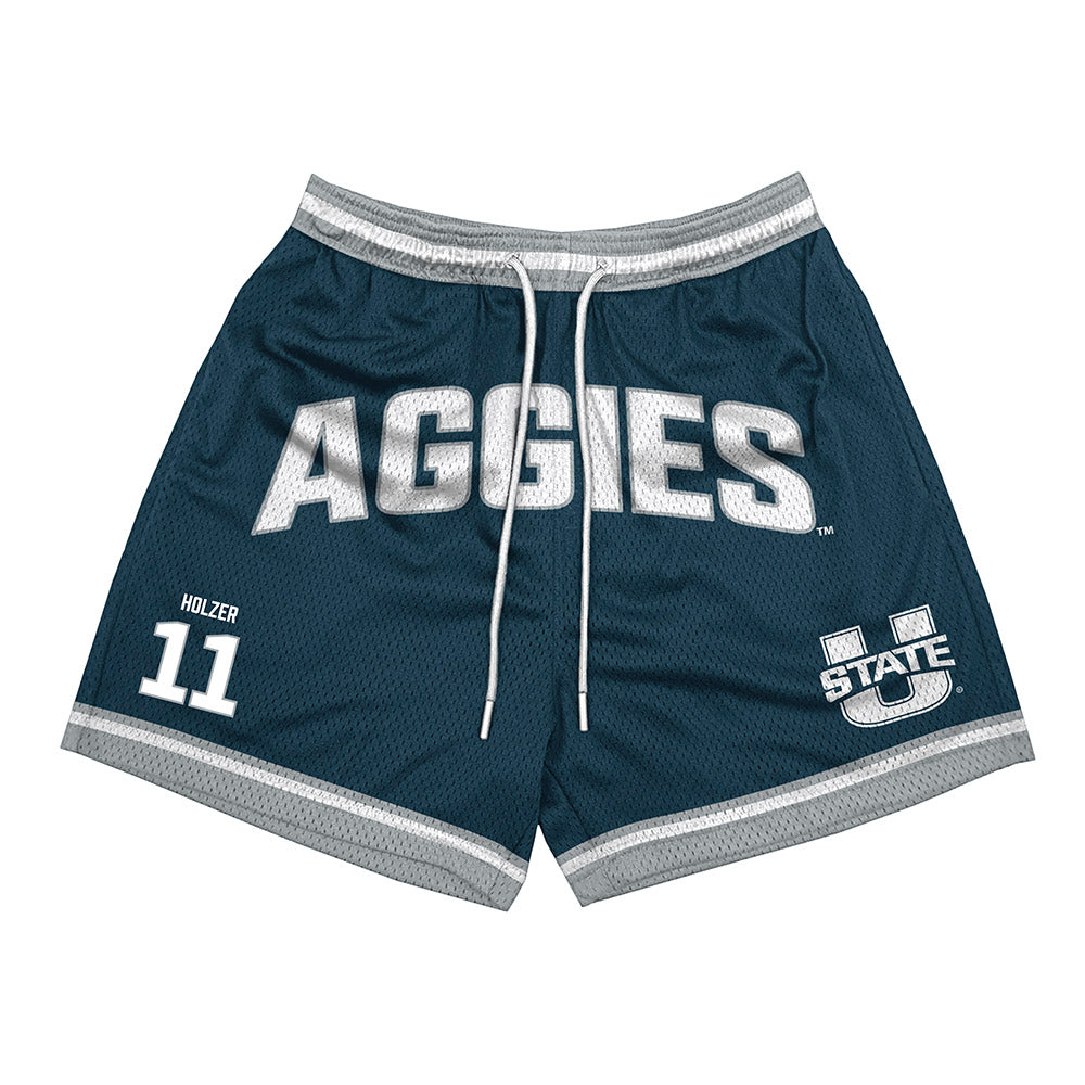 Utah State - NCAA Softball : Maddie Holzer - Shorts-0