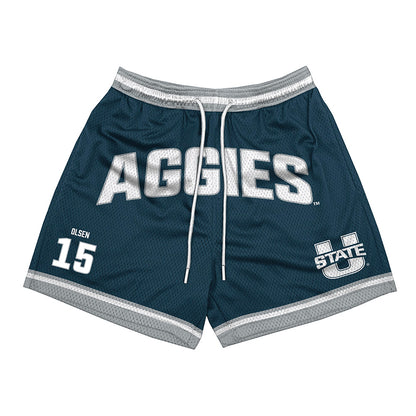Utah State - NCAA Football : Ty Olsen - Shorts-0