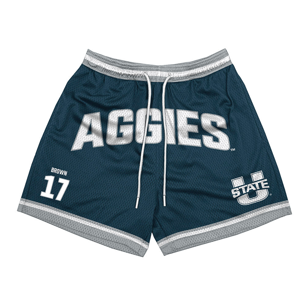 Utah State - NCAA Football : Mataira Brown - Shorts-0