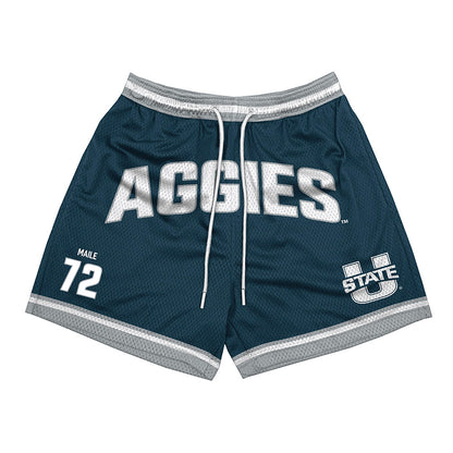 Utah State - NCAA Football : George Maile - Shorts-0