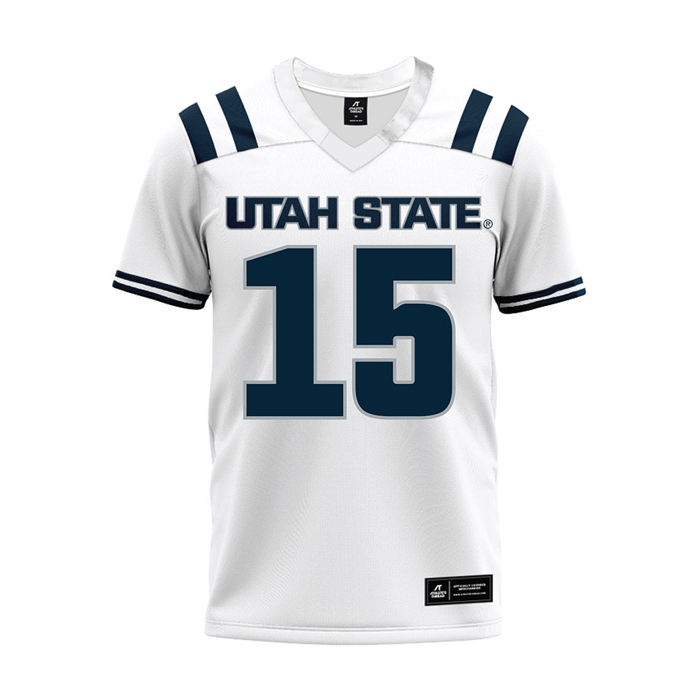 Utah State - NCAA Football : Ty Olsen - Premium Football Jersey-0