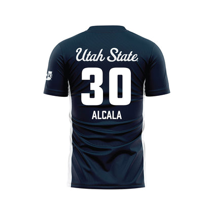 Utah State - NCAA Women's Soccer : Valeria Alcala - Soccer Jersey-1