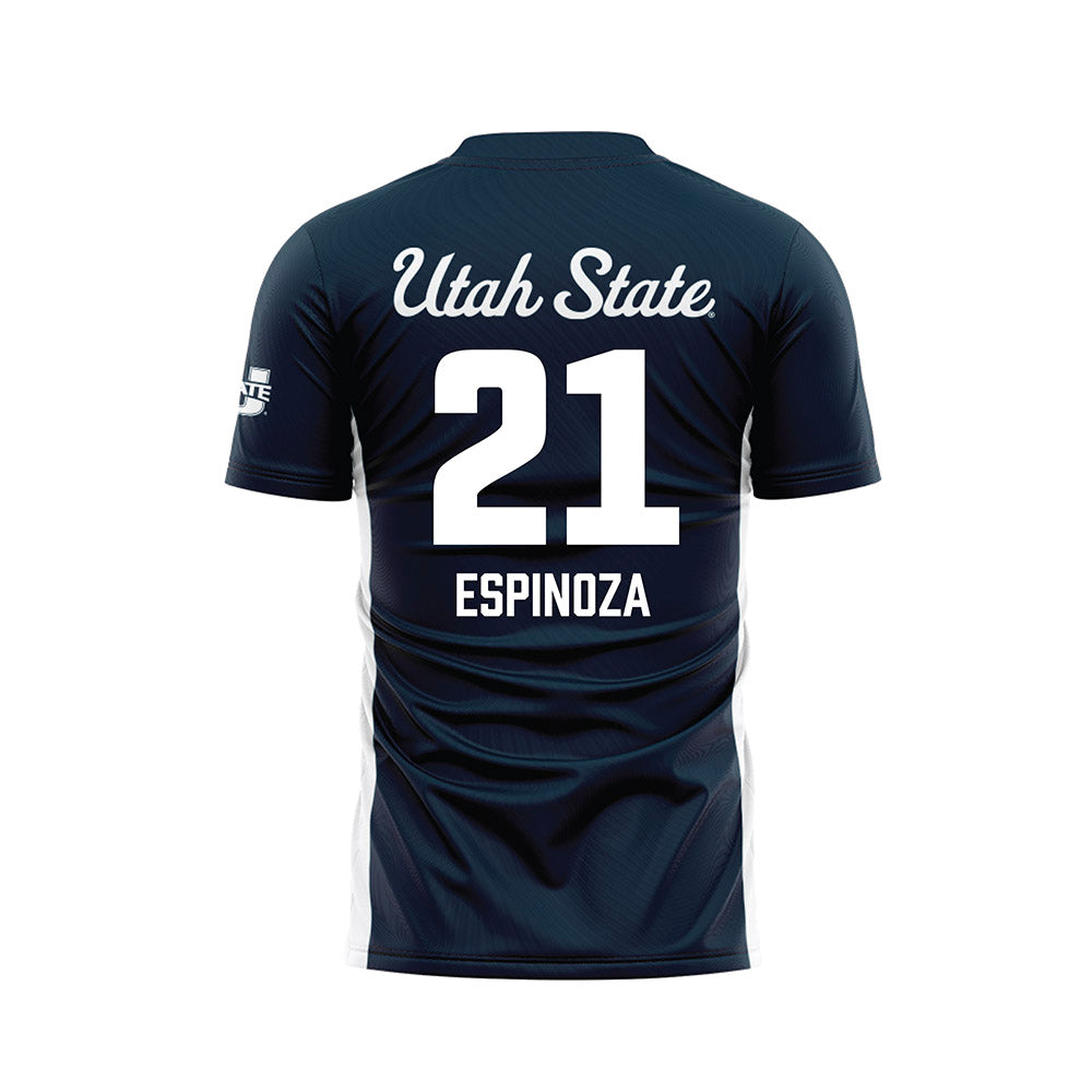 Utah State - NCAA Women's Soccer : Victoria Espinoza - Soccer Jersey-1