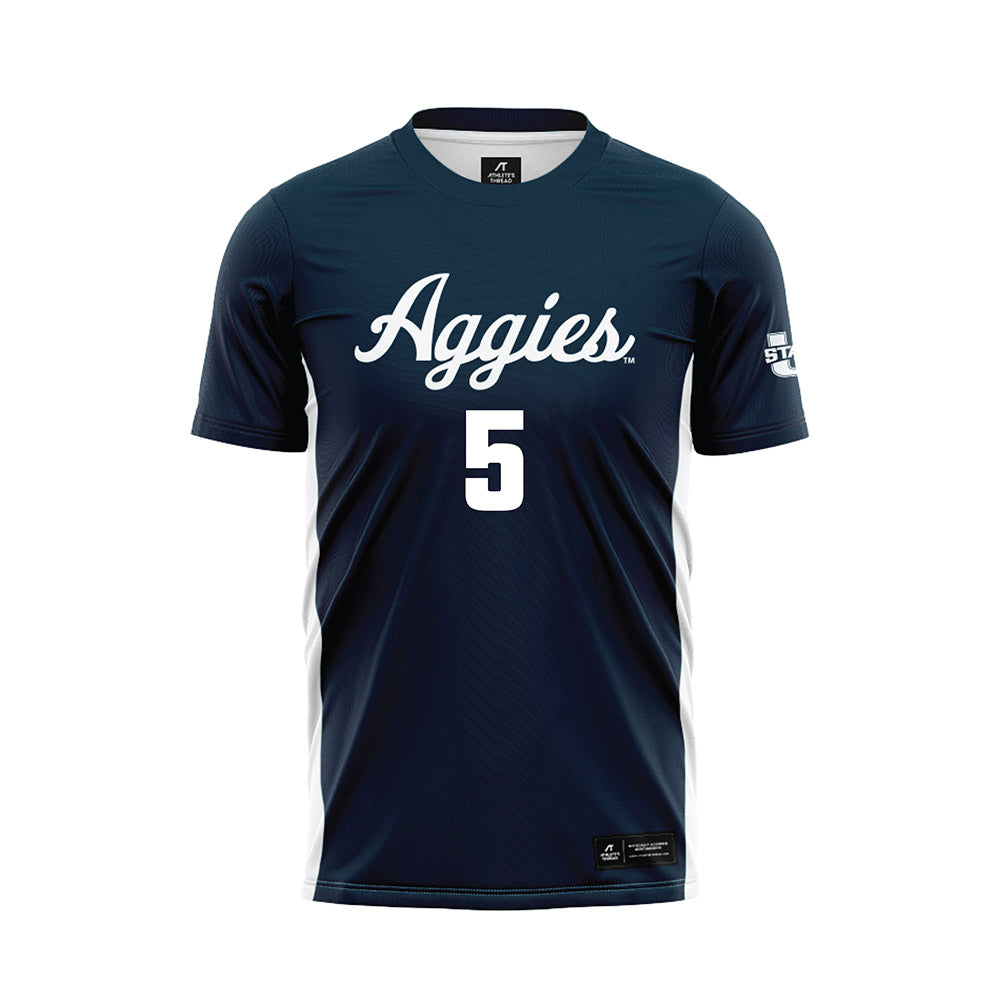 Utah State - NCAA Women's Soccer : Ellie Hendrix - Soccer Jersey-0