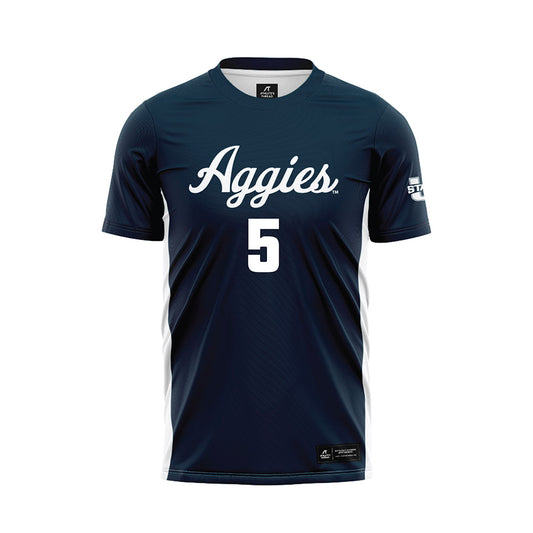 Utah State - NCAA Women's Soccer : Ellie Hendrix - Soccer Jersey-0
