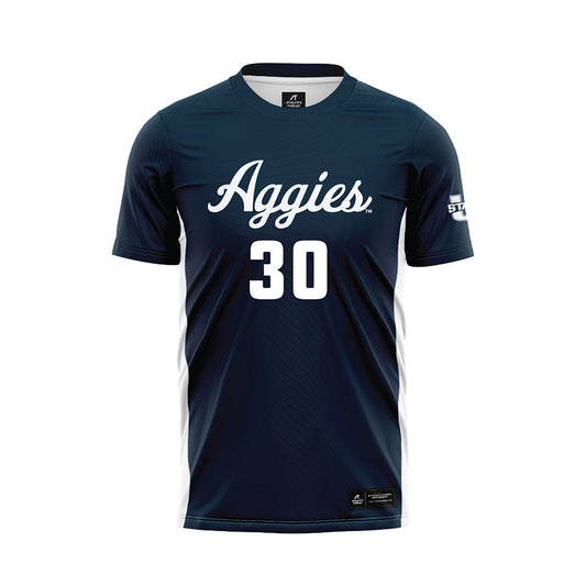 Utah State - NCAA Women's Soccer : Valeria Alcala - Soccer Jersey-0