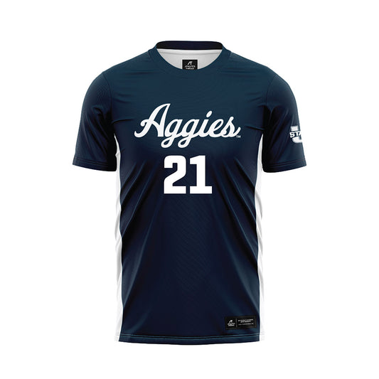 Utah State - NCAA Women's Soccer : Victoria Espinoza - Soccer Jersey-0