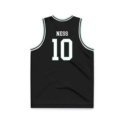 Portland State - NCAA Men's Basketball : Colt Ness - Black Basketball Jersey-1
