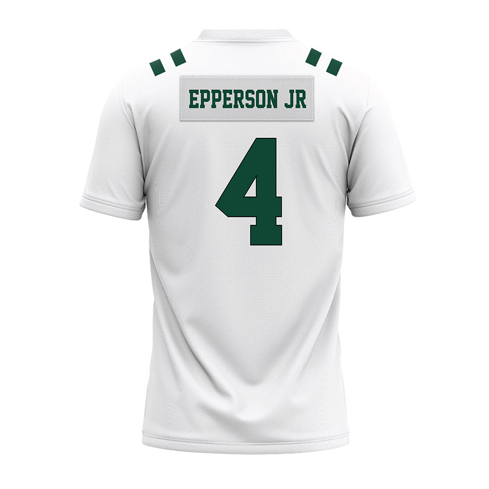 Portland State - NCAA Football : Jonathan Epperson Jr - White Premium Football Jersey-1