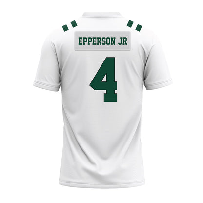 Portland State - NCAA Football : Jonathan Epperson Jr - White Premium Football Jersey-1