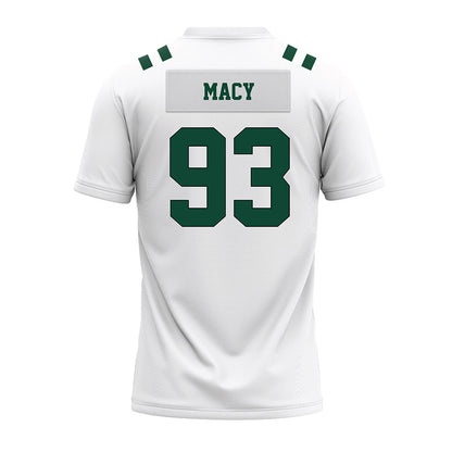 Portland State - NCAA Football : Oliver Macy - White Premium Football Jersey-1