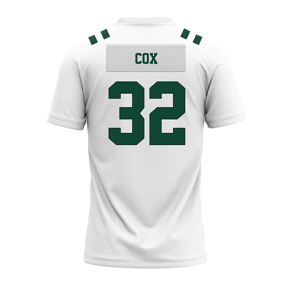 Portland State - NCAA Football : Carson Cox - White Premium Football Jersey-1