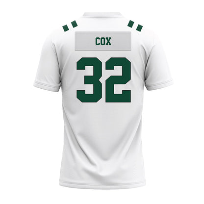 Portland State - NCAA Football : Carson Cox - White Premium Football Jersey-1