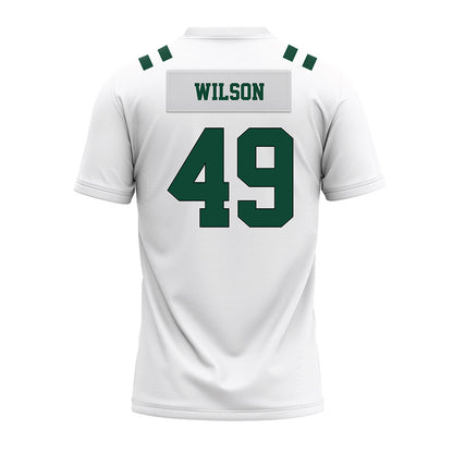 Portland State - NCAA Football : Cole Wilson - White Premium Football Jersey-1