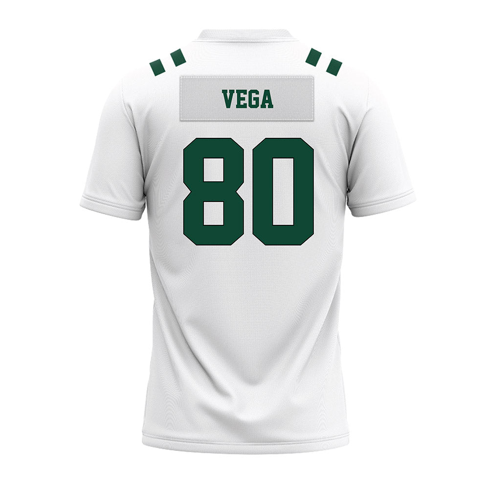 Portland State - NCAA Football : Eddie Vega - White Premium Football Jersey-1
