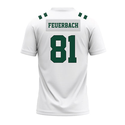 Portland State - NCAA Football : Josh Feuerbach - White Premium Football Jersey-1