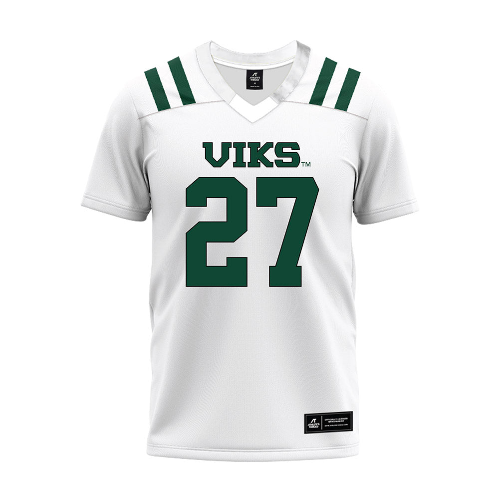 Portland State - NCAA Football : Quincy Springs - White Premium Football Jersey-0