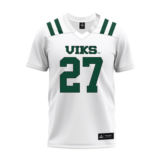 Portland State - NCAA Football : Quincy Springs - White Premium Football Jersey-0