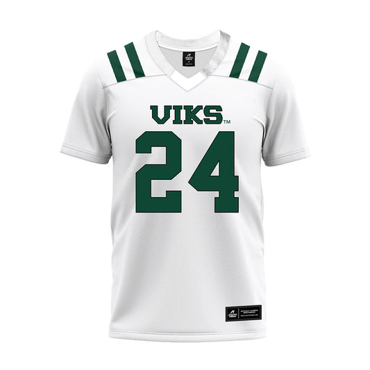 Portland State - NCAA Football : Tre Taylor - White Premium Football Jersey-0