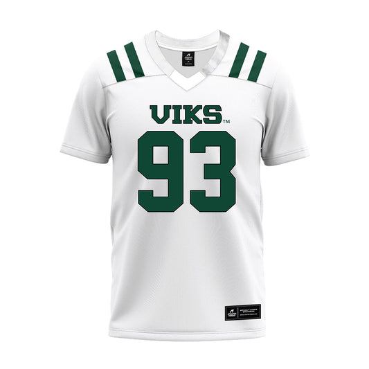 Portland State - NCAA Football : Oliver Macy - White Premium Football Jersey-0