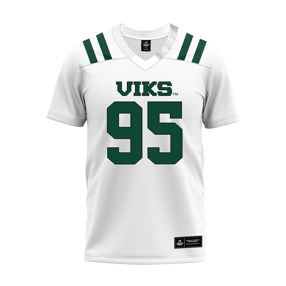 Portland State - NCAA Football : Siaosi Langi - White Premium Football Jersey-0