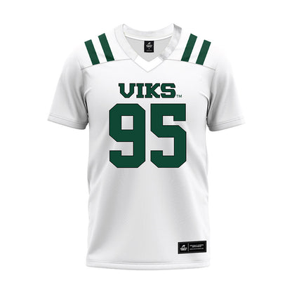 Portland State - NCAA Football : Siaosi Langi - White Premium Football Jersey-0