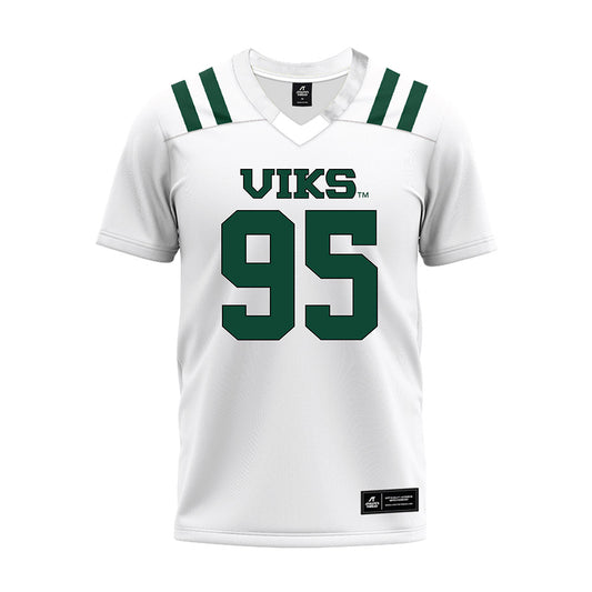 Portland State - NCAA Football : Siaosi Langi - White Premium Football Jersey-0