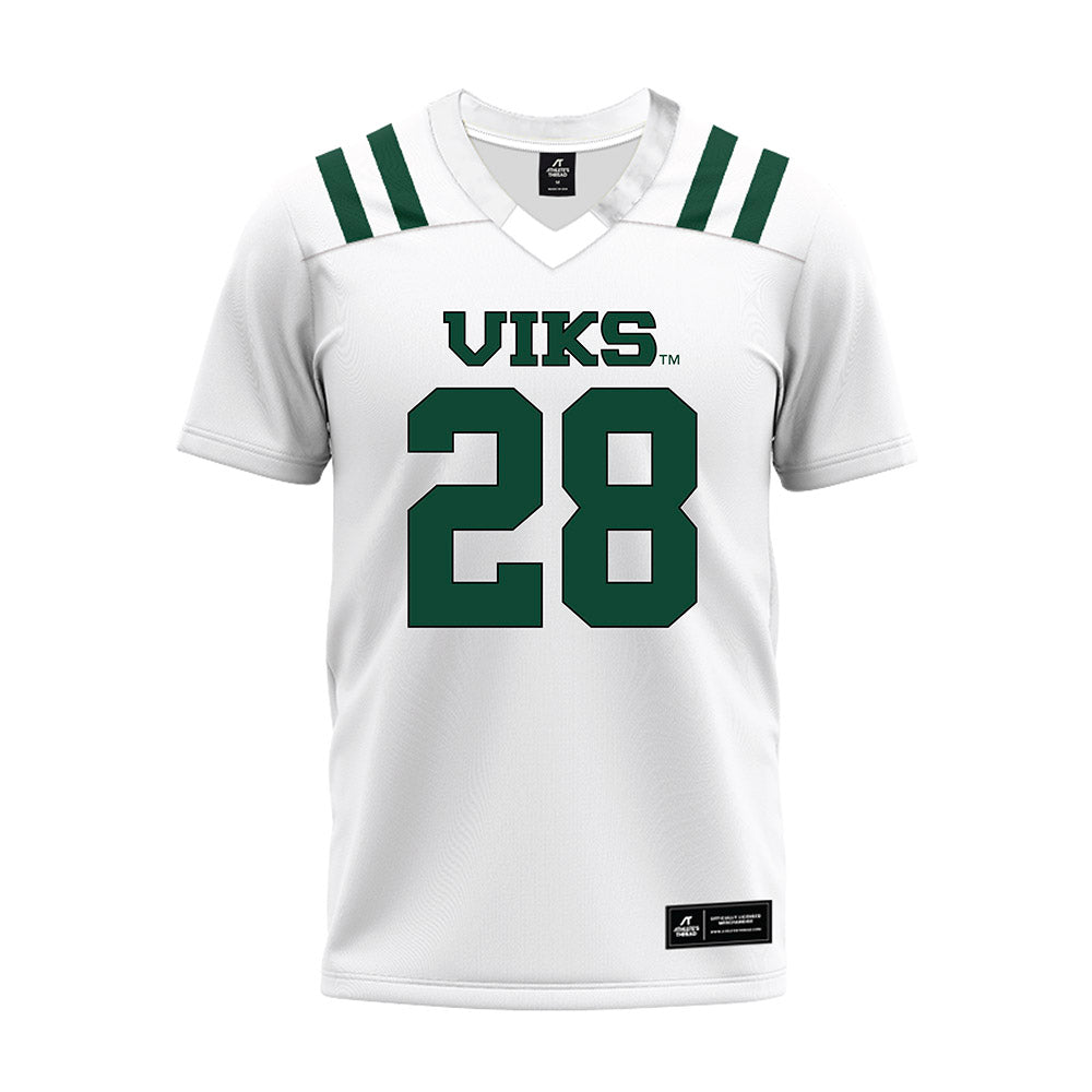 Portland State - NCAA Football : Dionte West - White Premium Football Jersey-0