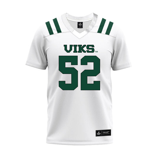 Portland State - NCAA Football : James Minot - White Premium Football Jersey-0