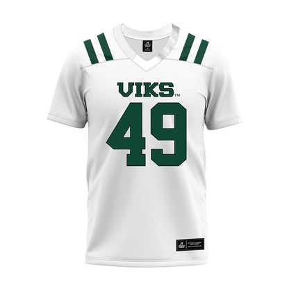 Portland State - NCAA Football : Cole Wilson - White Premium Football Jersey-0