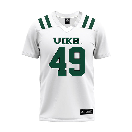 Portland State - NCAA Football : Cole Wilson - White Premium Football Jersey-0