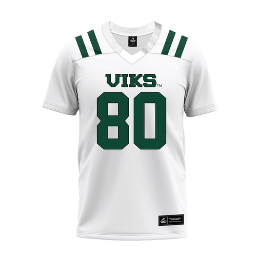 Portland State - NCAA Football : Eddie Vega - White Premium Football Jersey-0