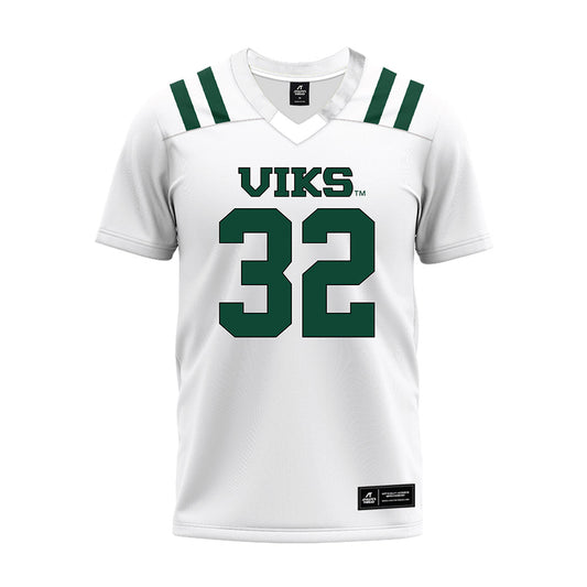 Portland State - NCAA Football : Carson Cox - White Premium Football Jersey-0