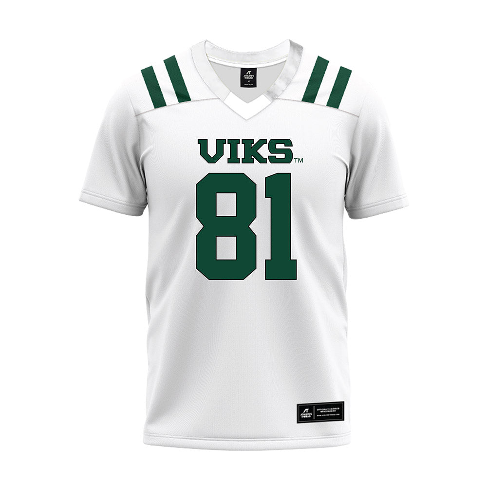 Portland State - NCAA Football : Josh Feuerbach - White Premium Football Jersey-0