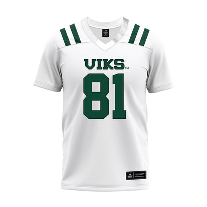 Portland State - NCAA Football : Josh Feuerbach - White Premium Football Jersey-0