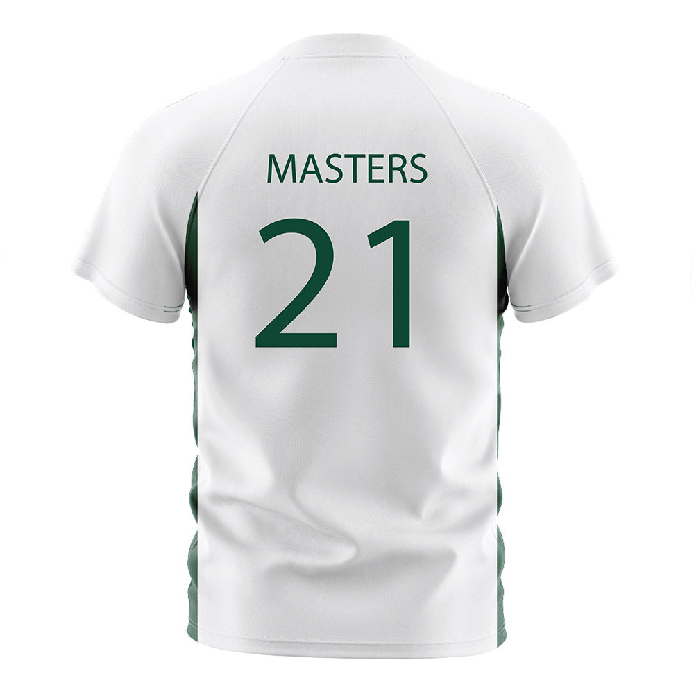 Portland State - NCAA Women's Soccer : Claire Masters - White Soccer Jersey-1