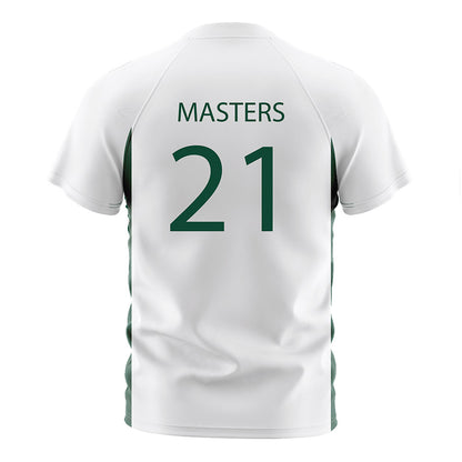 Portland State - NCAA Women's Soccer : Claire Masters - White Soccer Jersey-1