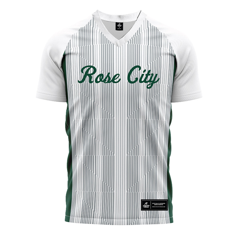 Portland State - NCAA Women's Soccer : Amelia Sitton - White Soccer Jersey-0