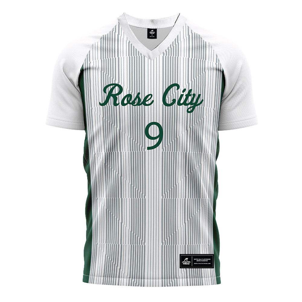 Portland State - NCAA Women's Soccer : Amelia Sitton - White Soccer Jersey-0